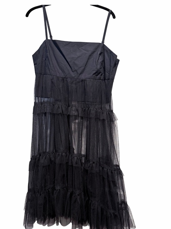 Anthropologie Dresses & Skirts - NWT Anthropologie Black Tiered Organza Slip Dress
